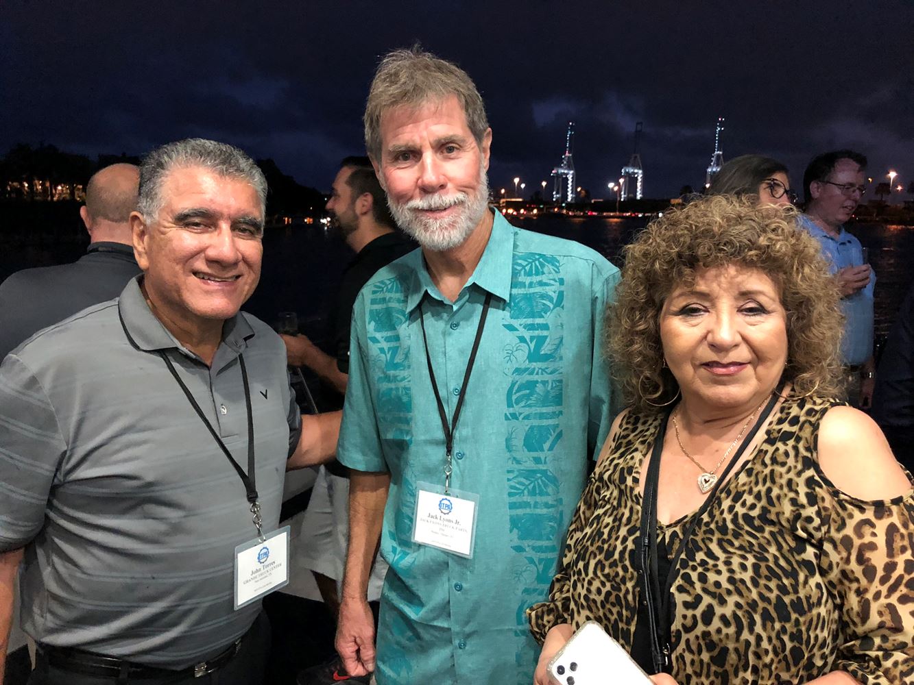 John Torres, Jack Lyons, and Mary Torres. 